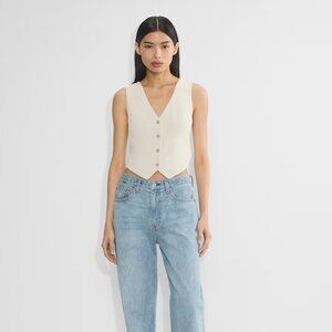 Pacino Vest - Crepette™ Essential Colors — matte pearl